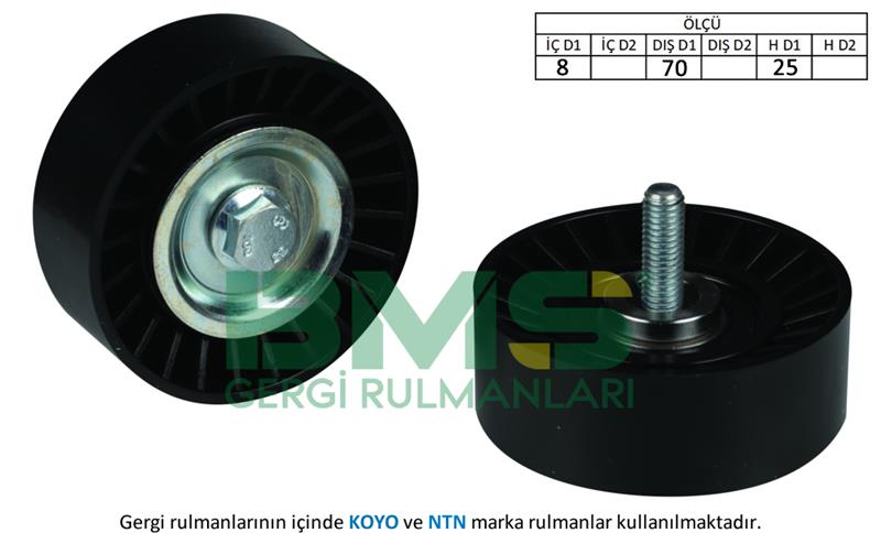 РОЛИК НАТЯЖИТЕЛЯ ГЕНЕРАТОРА DUCATO-JUMPER-BOXER 2.5-2.8HDI-2.8 JTD 02=>