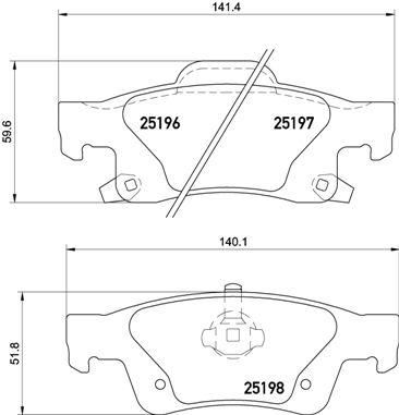 КОЛОДКИ ТОРМОЗНЫЕ ЗАДНИЕ (JEEP GRAND CHEROKEE IV 3.6 V6 10-)