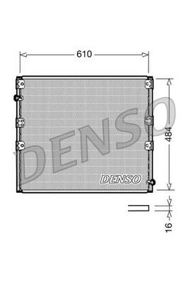 РАДИАТОР КОНДИЦИОНЕРА TOYOTA LAND CRUISER  PRADO  COLORADO (J90) (95-02)