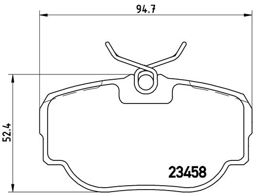 КОЛОДКИ ТОРМОЗНЫЕ ЗАДНИЕ LANDROVER&nbsp; (DISCOVERY II 4.0 V8 4?4 98-02-RANGE ROVER II 2.5 TD 4?4 94-02)