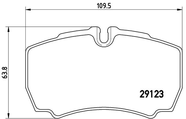 КОЛОДКИ ТОРМОЗНЫЕ ДИСКОВЫЕ ЗАДНИЕ FORD TRANSIT 300 2.3 0406> FORD TRANSIT 330 2.3 0406>