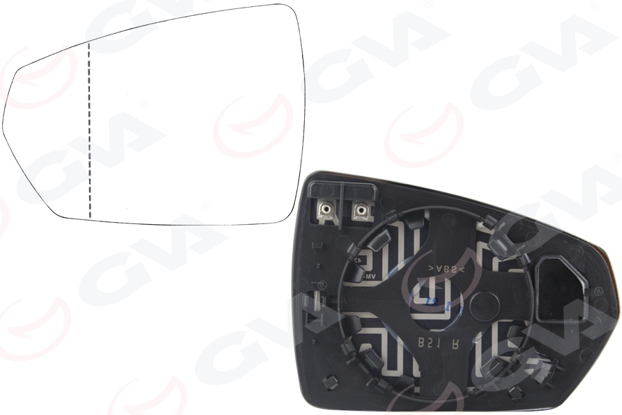 СТЕКЛО ЗЕРКАЛО ЛЕВОЕ VW POLO (17-) С ПОДОГРЕВОМ+АСФЕРИЧЕСКОЕ VM-6390AGHL
