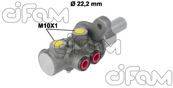 ЦИЛИНДР ГЛАВНЫЙ  FIORINO 1.4-1.3 DMTJ 08=>