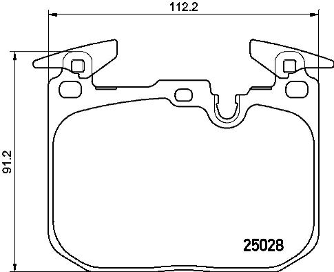 КОЛОДКИ ТОРМОЗНЫЕ ПЕРЕДНИЕ (BMW F20-F22-F23-F30-F34-F32-F33-F36)