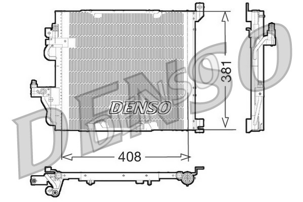 РАДИАТОР КОНДИЦИОНЕРА OPEL ASTRA G (98-09)