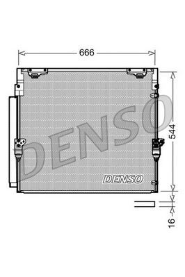 РАДИАТОР КОНДИЦИОНЕРА TOYOTA LAND CRUISER (J200) (07-)