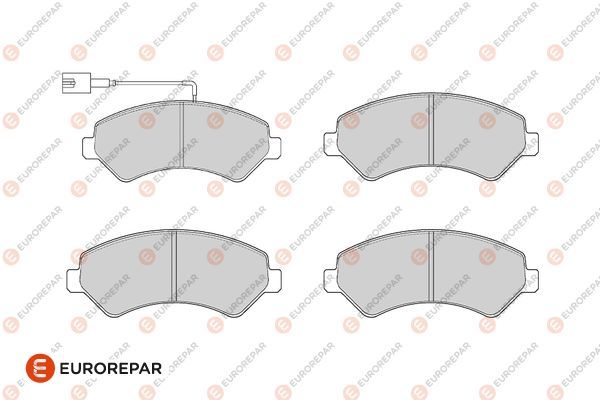 КОЛОДКИ ПЕРЕДНИЕ BOXER 2.2-3.0 HDI 4 06=>DUCATO MTJ 07.06=> JUMPER 2.2-3.0 HDI 4.06=> GDB1703