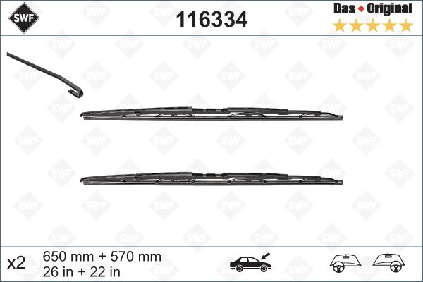 ЦИЛИНДР SUPURGESI 650560mm (SWF) BMW E39
