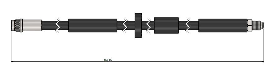 ШЛАНГ ТОРМОЗНОЙ ПЕРЕДНИЙ  P308 07>