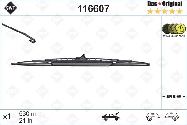 ЦИЛИНДР (SWF) 53cm (x1) SPOILERLI GOLF III IV A3-A4-BMW 3-GOLF 3-PASSAT INCA IBIZA LEON AVENSIS