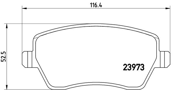 КОЛОДКИ ТОРМОЗНЫЕ ПЕРЕДНИЕ RENAULT CLIO III MEGANE IV 1.6 16V H4M DACIA DUSTERNISSAN:MICRA 03-10NOTE 07>11