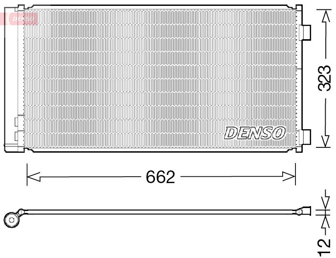 РАДИАТОР КОНДИЦИОНЕРА MINI MINI (R56) (06-13)