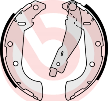 КОЛОДКИ РУЧНОГО ТОРМОЗА CITROEN XSARA BREAK (N2) 1097-0310-CITROEN ZX (N2) 0391-0799-CITROEN ZX BREAK (