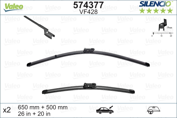 ЦИЛИНДР 65+50 X2 (FLATBLADE) VOLVO C30 06> S40 05> S60 10> S80 06>V50 05>V70 07>V60 10> XC70 07> BMW X5 18> X7 19> 61619466377