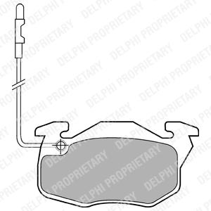 КОЛОДКИ ПЕРЕДНИЕ R9-R11-R19 CLIO-EXP-P106-P206