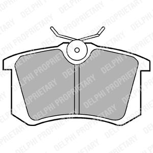 КОЛОДКИ ТОРМОЗНЫЕ MGN II-LGN-GOLF III-IV-PASSAT III-POLO-C3-C4-P307-AUDI A3-A4