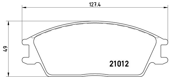 КОЛОДКИ ТОРМОЗНЫЕ ПЕРЕДНИЕ-(HYUNDAI ACCENT 95>06GETZ 00>>)