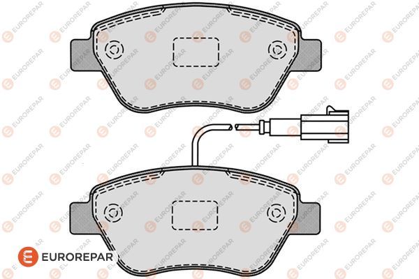 КОЛОДКИ ТОРМОЗНЫЕ ПЕРЕДНИЕ LINEA 1.3 STILO BRAVO SIENA PALIO ALBEA 1.2 1.4 1.6 1.9D MULTIJET 10 01> DOBLO 1.3D NEMO BIPPER FIORINO