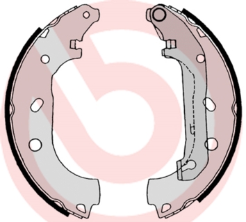 КОЛОДКИ РУЧНОГО ТОРМОЗА FORD TOURNEO CONNECT 0602-1213-FORD TRANSIT CONNECT (P65. P70. P80) 0602->-FORD