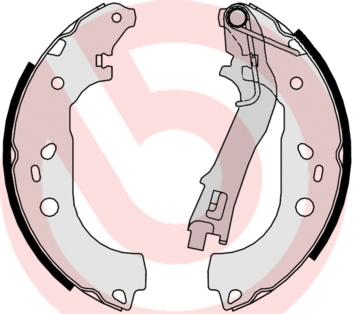 КОЛОДКИ РУЧНОГО ТОРМОЗА CITROEN NEMO BOX BODYMPV (AA) 0208->-CITROEN NEMO MPV 0409->-FIAT FIORINO BOX BO