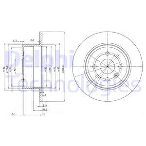 ДИСК ЗАДНЕГО ТОРМОЗА VECTRA A 1.8-1.8ie-2.0 ie 16V (88-95) (270x10x4DL)