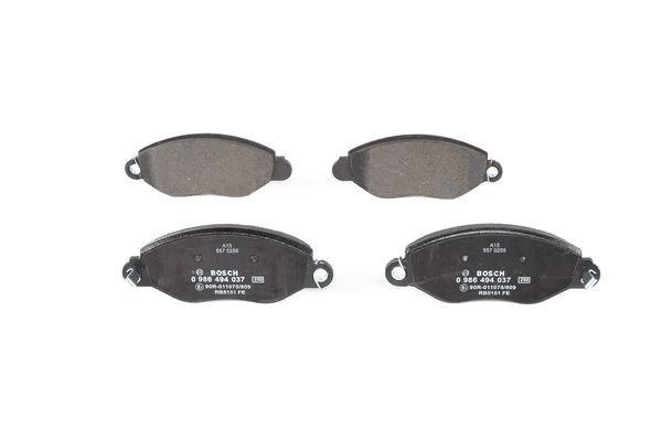 КОЛОДКИ ТОРМОЗНЫЕ ПЕРЕДНИЕ TRANSIT V185 01>07> O. CEKER