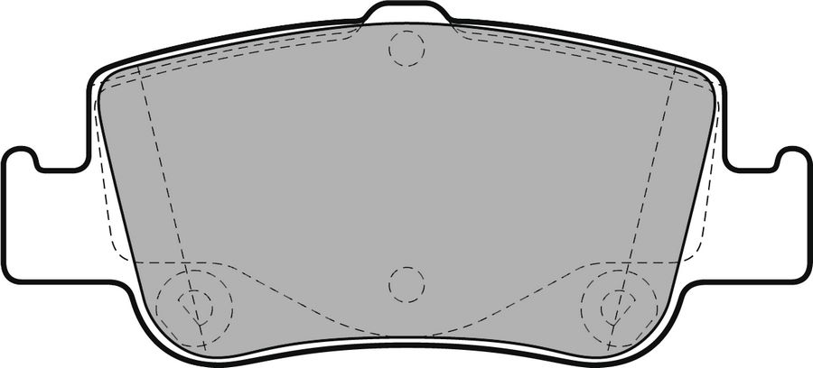 КОЛОДКИ ТОРМОЗНЫЕ AURIS-COROLLA 1.4D4D 1.4 VVTI-1.6 VVTI-1.8 2.0D-4D-2.2D 07=>12=> 1.3 1.6 (13=>