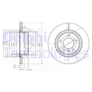 ДИСК ТОРМОЗНОЙ ЗАДНИЙ BMW E87 E90 F20 F30 F32 F34 F36