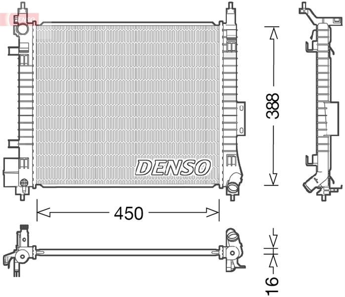 РАДИАТОР. ОХЛАЖДЕНИЕ ДВИГАТЕЛЯ NISSAN NOTE (E12) (13-)