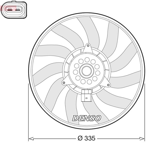 ВЕНТИЛЯТОР РАДИАТОРА AUDI A6 (4G. C7) (10-18)