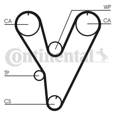 РЕМЕНЬ ГРМ (149x254) HYUNDAI SONATO 3.0 12V (90-98) MITSUBISHI MONTERO 3.0 1224V (91-00) 5228XS