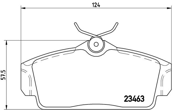 КОЛОДКИ ТОРМОЗНЫЕ ПЕРЕДНИЕ-(NISSAN PRIMERA-P11 96>02 1.6 1.8 2.0ALMERA 00>10) (ALTI DUZ TIP)