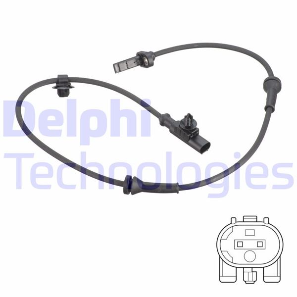 ДАТЧИК ЧАСТОТЫ ВРАЩЕНИЯ ABS CITROEN C1-107 06-2005-09-2014