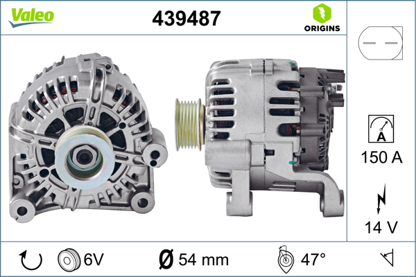 ГЕНЕРАТОР BMW 150A E46 318D 320D 330D 98-05 X3 E83 2.0D 3.0D 04=>08=> X5 E53 3.0D 03=>