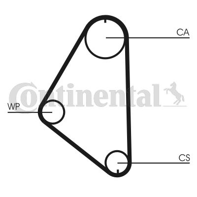РЕМЕНЬ ГРМ (104x170) VECTRA A 1.4-1.6 8V (88-95)-CORSA A 1.4-1.6 8V (88-93)-KADET 1.4-1.6 5083