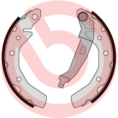 КОЛОДКИ РУЧНОГО ТОРМОЗА CHEVROLET (SGMW) SPARK (KSC) 1102-1212-CHEVROLET MATIZ (M200. M250) 0305->-CHEVR