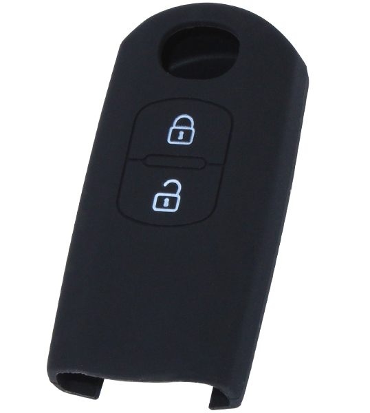 КОРПУС ЗАЩИТНЫЙ  КЛЮЧА ЗАЖИГАНИЯ СИЛИКОНОВЫЙ (ЧЕРНЫЙ) MAZDA 3 2 KEY (2009-2012)
