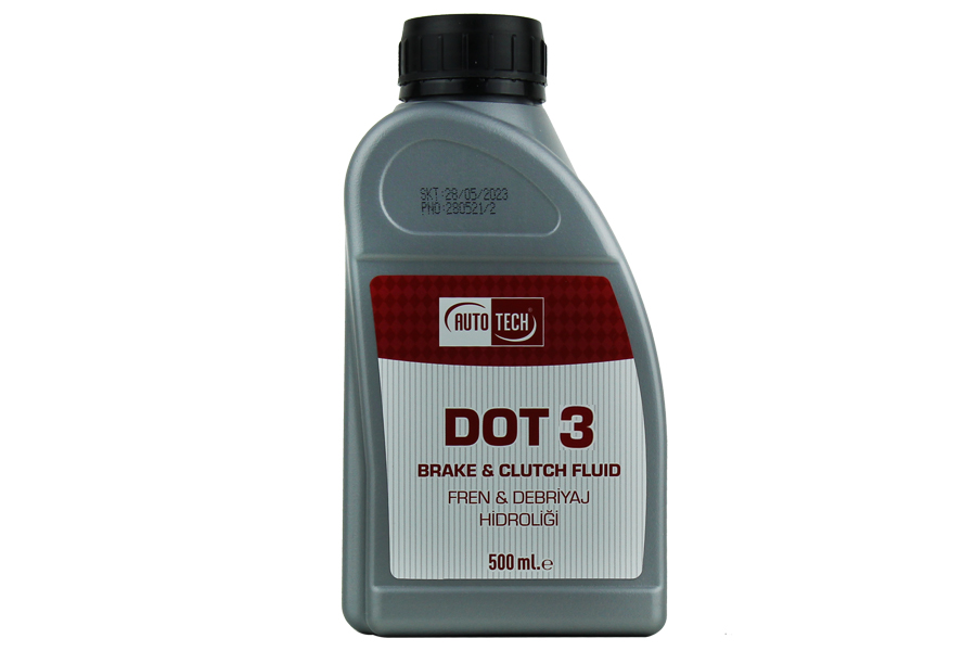 МАСЛО ГИДРАВЛИЧЕСКОЕ ТОРМОЗНОЕ DOT-3 500 МЛ