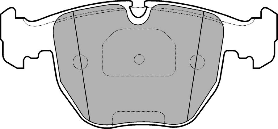 КОЛОДКИ ТОРМОЗНЫЕ  ПЕРЕДНЯЯ BMW E39 E38 X3 E83 X5 E53