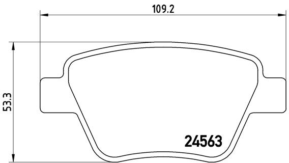 КОЛОДКИ ТОРМОЗНЫЕ ЗАДНИЕ(A1-1.2TFSI 1.4TFSI 1.6TDI 10-A3 1.6TDI 09-LEON 1.2TSI XTRA LINE