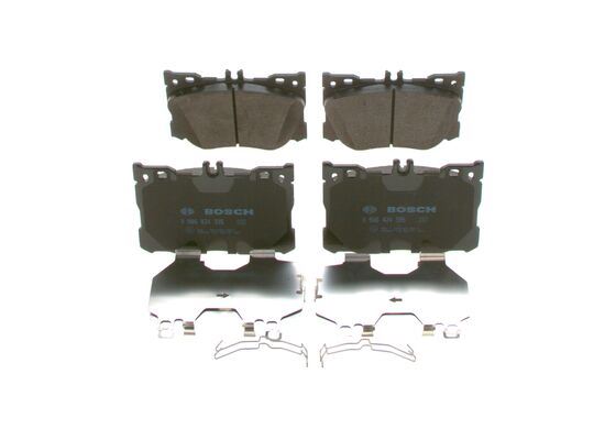 КОЛОДКИ ТОРМОЗНЫЕ ДИСКОВЫЕ ПЕРЕДНИЕ 4-matIc MERCEDES W205 C257 W213 C238 C253 EQC N293