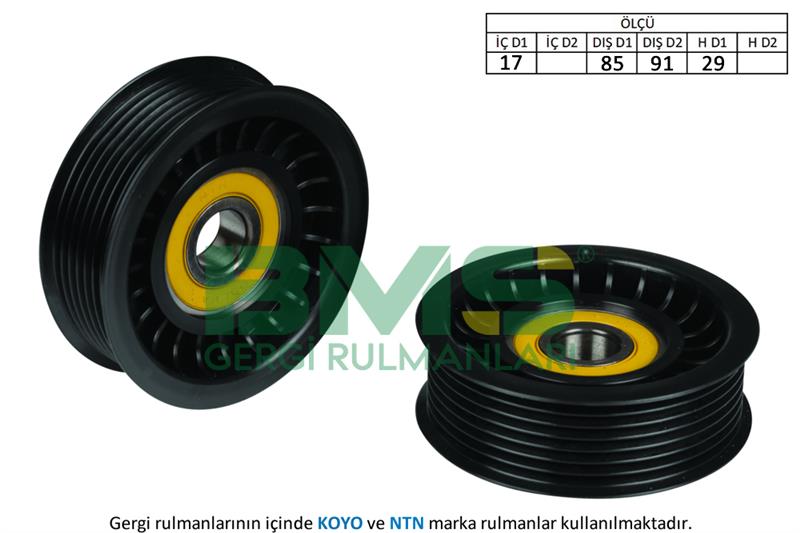 РОЛИК НАТЯЖИТЕЛЯ ГЕНЕРАТОРА TRANSIT  V348-V363  06>11 -RANGER (TKE) 2.2 TDCI 155PS 06>11