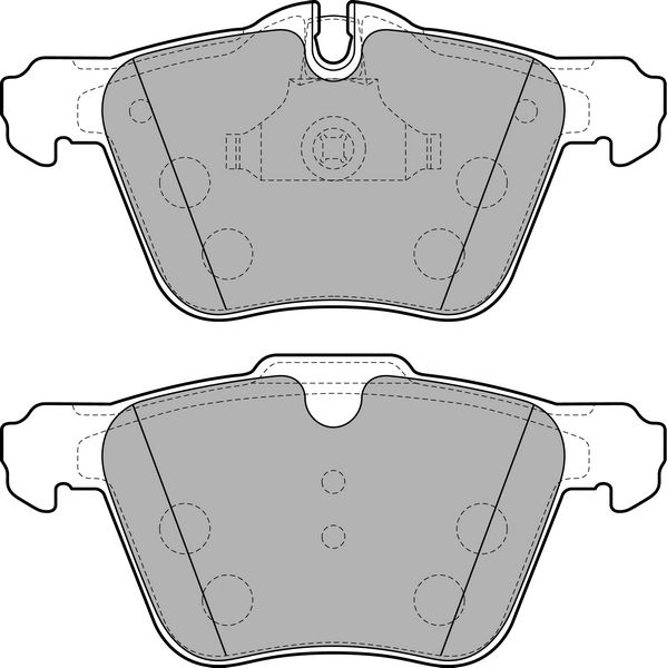 КОЛОДКИ ПЕРЕДНИЕ JAGUAR STYPE (01-08)-XF 08=> XF SPORTBRAKE 12=> XJ 09=> XK 06=>
