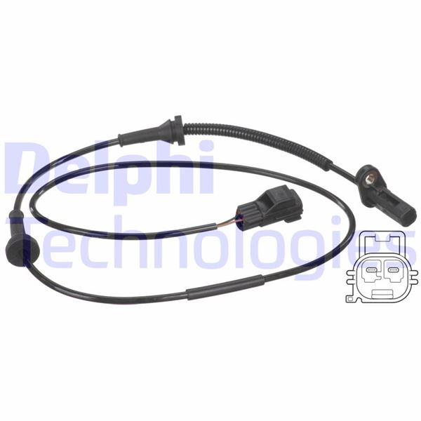 ДАТЧИК ЧАСТОТЫ ВРАЩЕНИЯ ABS ПЕРЕДНЯЯ VOLVO XC90 102002 >