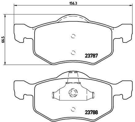 КОЛОДКИ ТОРМОЗНЫЕ ПЕРЕДНИЕ ARKA LOW-MET FORD