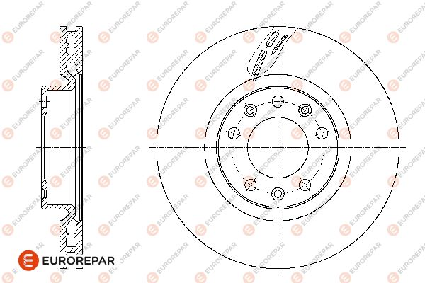 ДИСК ТОРМОЗНОЙ ПЕРЕДНИЙ ASTRA L 21> COMBO E 18> BERLINGO 18> C4 13> PARTNER 18> 308 II-III 13> RIFTER 18> (283x48x5DL ВЕНТИЛИРУЕМЫЙ)