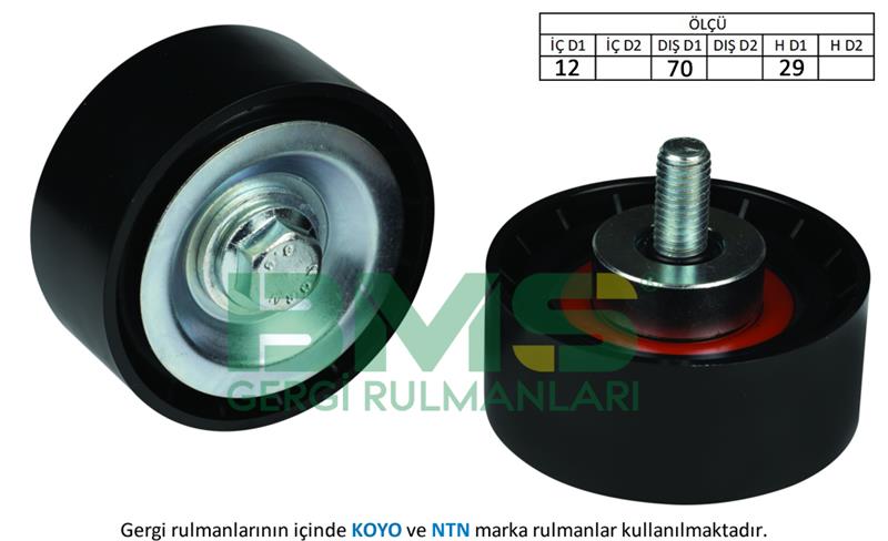 РОЛИК НАТЯЖИТЕЛЯ ГЕНЕРАТОРА DAILY-DUCATO 2.3JTD 02=>