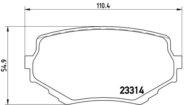 КОЛОДКИ ТОРМОЗНЫЕ ПЕРЕДНИЕ-(SUZUKI GRAND-VITARA 98>05 1.9D-2.0-2.5-2.7 V6) Low-Met
