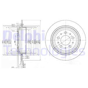 ДИСК ТОРМОЗНОЙ ЗАДНИЙ VOLVO S70 96>00 V70 96>00 XC70 99>04