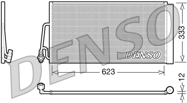 РАДИАТОР КОНДИЦИОНЕРА MINI MINI (R50. R53) (01-06)